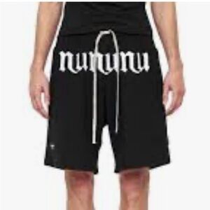 NUNUNU Black Men's Casual Shorts